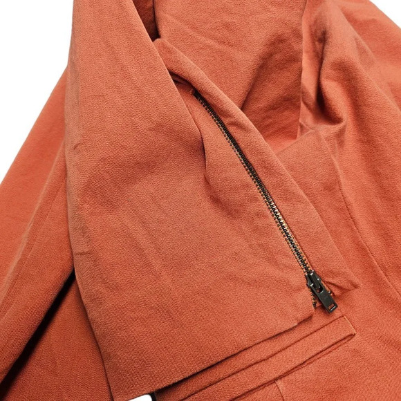 COS Womens Zip Bottom Stretch Pants Orange Size  10 - Picture 9 of 9